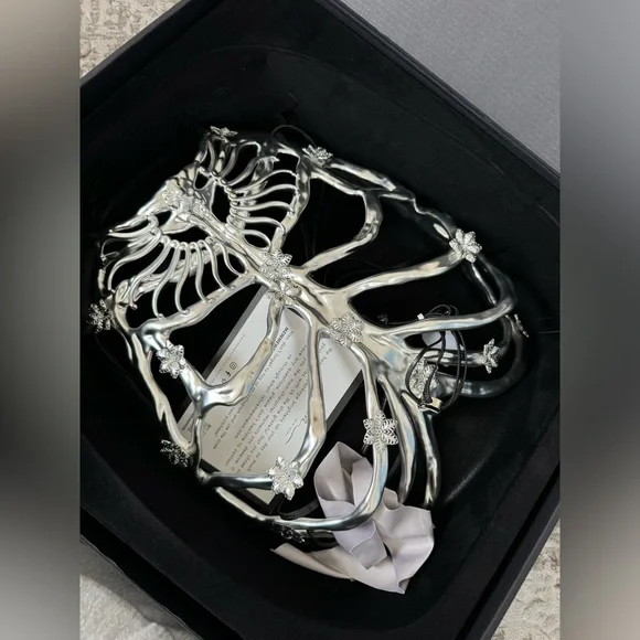 Mew Mews Ivara Skeleton Hollow Armor Top BNIB - Picture 11 of 16